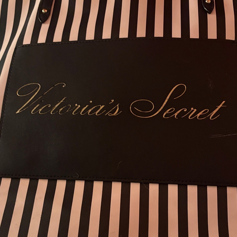 Victoria's Secret Monochrome Striped Bag